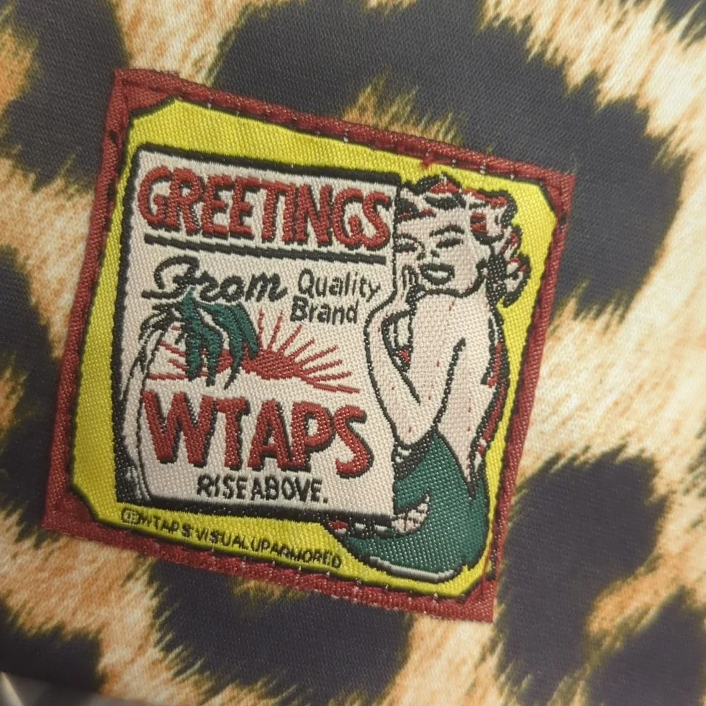 WTAPS - Leopard Print Pouch Wallet